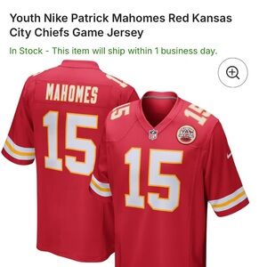Nike YouRed Kansas City Chiefs Game Jersey